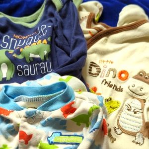 dinosaur print sleepers